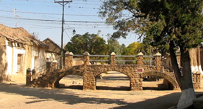 Historic stone bridge in Tarata